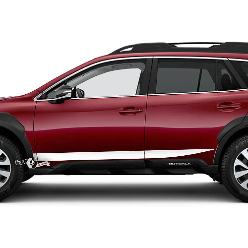 Sharped Side Stripes Vinyl Decal Kit for Subaru Outback_1