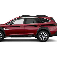 Suba Outback Side Accent Doors Vinyl Sticker Decal Graphic Suba decal
 2