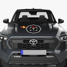 Toyota Tacoma Trailhunter 2024 Hood Logo Decal Sticker
 4