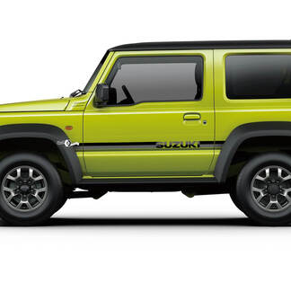 Suzuki JIMNY Side Stripes Doors decal sticker graphics
 1