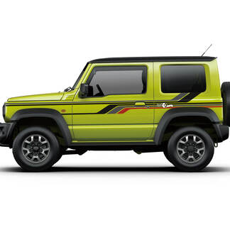 Suzuki JIMNY Wings Side Stripes Doors decal sticker graphics
