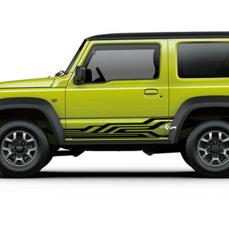 Suzuki JIMNY Geometry Side Stripes Doors decal sticker graphics
