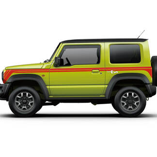 Suzuki JIMNY Stripes Doors decal sticker graphics
