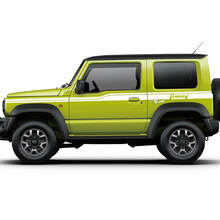 Suzuki JIMNY Side Stripes Doors decal sticker graphics with gradient
 5