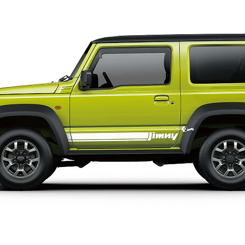 Lettering Rocker Panel Side Stripes Decal Sticker Graphics For Suzuki JIMNY