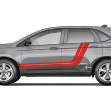 2x Side Ford Edge Doors Vinyl Stripes body decal vinyl graphics sticker
 3