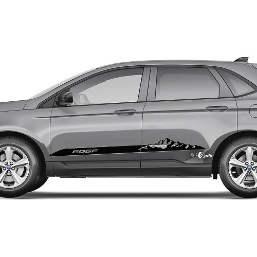2x Side Mountains Ford Edge Doors Vinyl Stripes body decal vinyl graphics sticker
 1