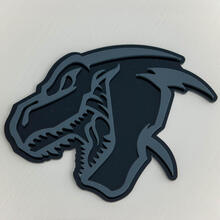 3D Badge Fender Badges Emblem TRX Dinosaur Dodge
 3