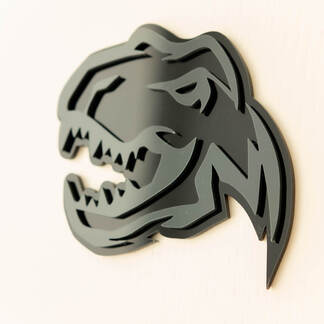 3D Badge Fender Badges Emblem TRX Dinosaur Dodge 2
 1