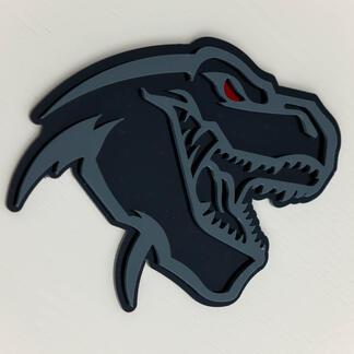 3D Badge Fender Badges Emblem TRX Dinosaur Dodge Red Eye
