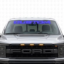 Custom Lettering Windshield Vinyl Decal for Musclecar Truck _2