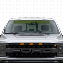 Custom Lettering Windshield Vinyl Decal for Musclecar Truck _3