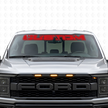 Custom Lettering Windshield Vinyl Decal for Musclecar Truck _5