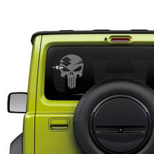 Suzuki JIMNY Rear Window Punisher decal sticker graphics
 3