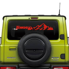 Mountains Lettering Rear Window Decal Sticker Graphics For Suzuki JIMNY 2