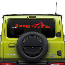 Suzuki JIMNY Mountains Rear Window Logo decal sticker graphics
 2