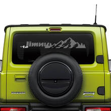 Mountains Lettering Rear Window Decal Sticker Graphics For Suzuki JIMNY 3
