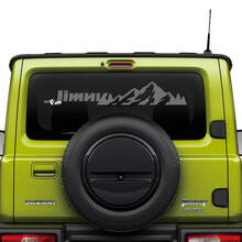 Suzuki JIMNY Mountains Rear Window Logo decal sticker graphics
 3