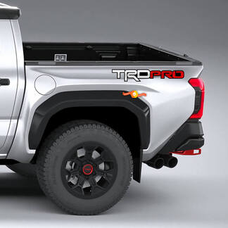 Pair TRD Pro Tacoma Toyota Racing Development Bed Side Truck Decals Stickers 3 Colors
