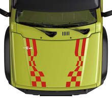 Drapeau À Damier Décalque Bande Autocollant Graphiques Pour Suzuki JIMNY 2