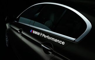 Pair BMW Performance logo vinyl stickers decals for M3 M5 M6 e36 fits all model
