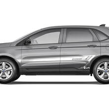 Ford Edge Doors Vinyl Racing Stripes body decal vinyl graphics sticker
 3