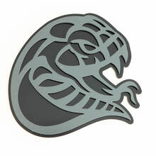 Hellsnake Snake 3D Fender Badge Emblem _5
