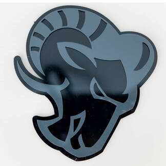 HellRam Ram 3D Badge Fender Badges Emblem
 1