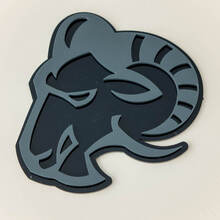 HellRam Ram 3D Badge Fender Badges Emblem
 2