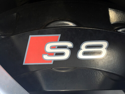 S8 Logo Brake Caliper Vinyl Decal Sticker for Audi S8