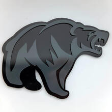 Angry Grizzly Bear Custom 3D Badge Fender Badges Emblem
 2