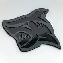 Shark 3D Badge Fender Badges Emblem
 3