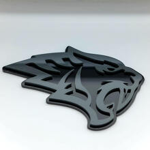 Helltiger Tiger Head 3D Fender Badge Emblem_4