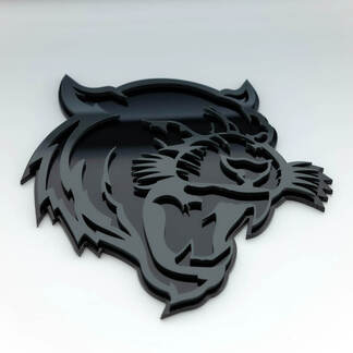 Helltiger Tiger 3D Badge Fender Badges Emblem 2
 1