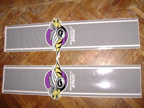 GRAY Stickers Decals for Dodge Ram Rumble Bee