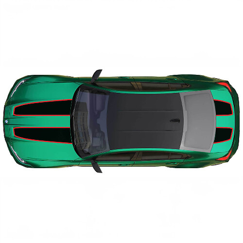 Hood and Trunk CS CSL style with outline stripe for BMW M4 M3 G82 G83 M Performance vinyl decal sticker
