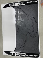 TRD Polynesian Wawes Style Hood Scoop Vinyl Decal for Toyota Tacoma 2016-2024_2