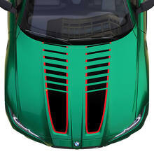 Hood and Trunk CS CSL style Stripe for BMW M4 M3 G82 G83 M Performance vinyl decal sticker
 2