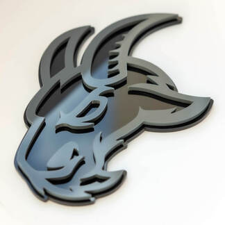 Angry Goat Custom 3D Badge Fender Badges Emblem
 1