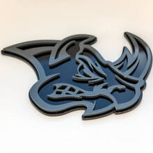 Rhino Custom 3D Badge Fender Badges Emblem
 2