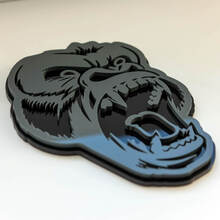 Custom 3D Badge Angry Gorilla Fender Badges Emblem
 5