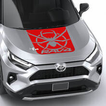 Spider Black Widow RAV4 Hood Vinyl Decal Graphic Sticker fit to Toyota RAV4
 2