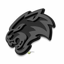 Wildcat Custom 3D Badge like Hellcat Dodge Guard Badges Emblem 2