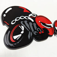 Custom 3D HellBee Black Widow Spider Fender Badge for Dodge_4