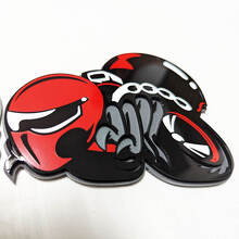 Custom 3D HellBee Black Widow Spider Fender Badge for Dodge_5