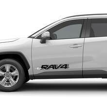 RAV4 Logo with Shadow Side Door Vinyl Decal Sticker for Toyota RAV4_2