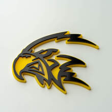 Custom Hellhawk Trackhawk 3D Fender Badge Emblem _10