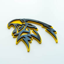 Custom Hellhawk Trackhawk 3D Fender Badge Emblem _4