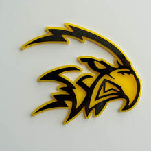 Custom Hellhawk Trackhawk 3D Fender Badge Emblem _7