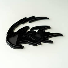 Custom 3D Badge Trackhawk Hellhawk Black logo Fender Badges Emblem
 2